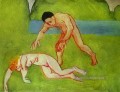 Satyr und Nymphe nackt 1909 abstrakte fauvism Henri Matisse